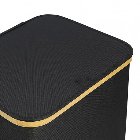 Корзина для белья neat mid, 40x33x43 см, черная