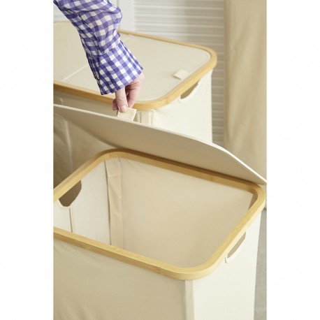 Корзина для белья neat tall, 41х35х74 см, молочная