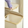 Корзина для белья neat tall, 41х35х74 см, молочная