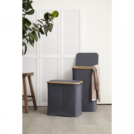 Корзина для белья neat tall, 41х35х74 см, серая