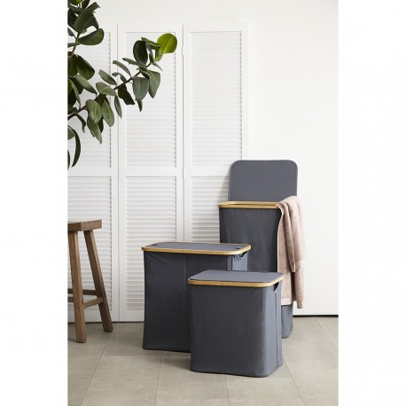 Корзина для белья neat tall, 41х35х74 см, серая