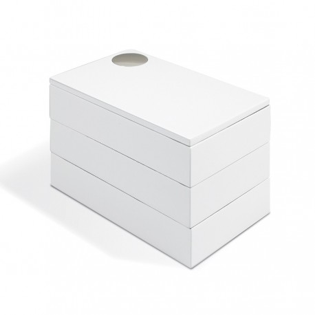 Шкатулка spindle, белая