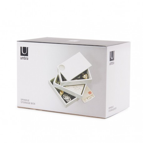 Шкатулка spindle, белая