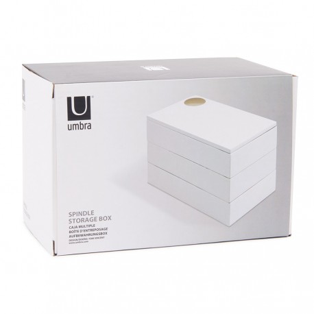 Шкатулка spindle, белая