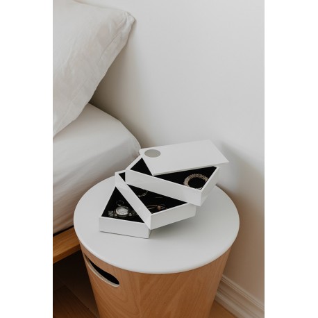 Шкатулка spindle, белая