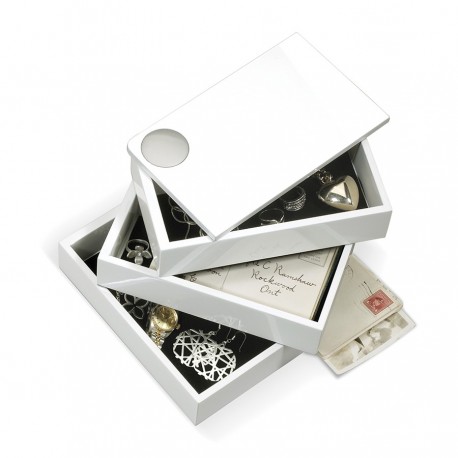 Шкатулка spindle, белая