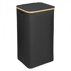 Корзина для белья neat tall, 41х35х74 см, черная