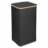 Корзина для белья neat tall, 41х35х74 см, черная