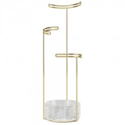 Держатель для украшений tesora, стекло/латунь