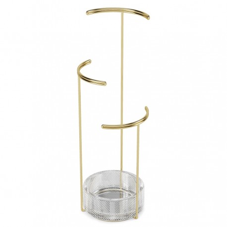 Держатель для украшений tesora, стекло/латунь