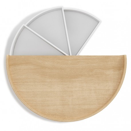 Шкатулка moona, белая/дерево