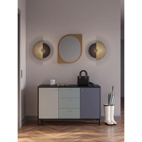 Шкатулка для украшений marm, D10,5 см, белый мрамор