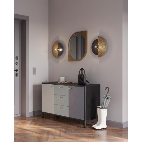 Шкатулка для украшений marm, D10,5 см, белый мрамор