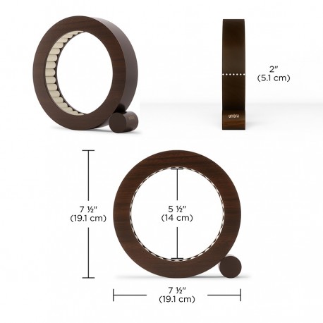 Органайзер для украшений ferris, D19 см, орех