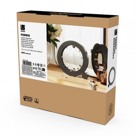 Органайзер для украшений ferris, D19 см, черный