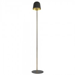 Торшер enkel kopp,142 см, черный/золотистый