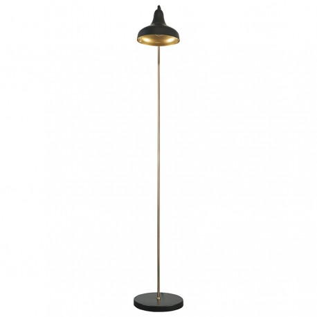 Торшер enkel sand, 165 см, золотистый/черный