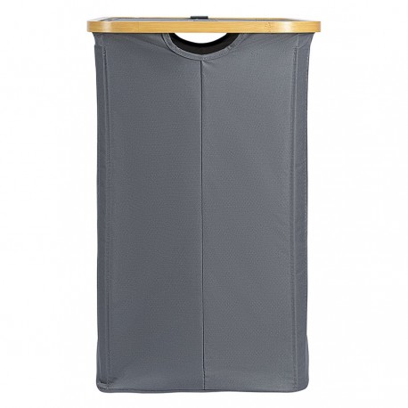 Корзина для белья с двумя отделениями neat twin, 53,5х33х53 см, серая