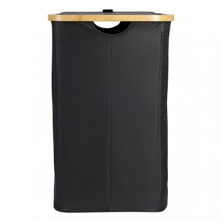 Корзина для белья с двумя отделениями neat twin, 53,5х33х53 см, черная