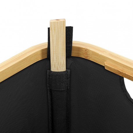 Корзина для белья с двумя отделениями neat twin, 53,5х33х53 см, черная