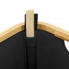 Корзина для белья с двумя отделениями neat twin, 53,5х33х53 см, черная