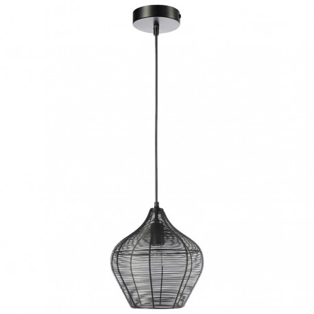 Светильник подвесной vinger, D27х30 см, черный