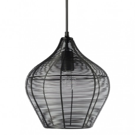 Светильник подвесной vinger, D27х30 см, черный