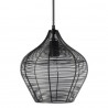 Светильник подвесной vinger, D27х30 см, черный