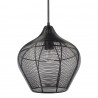 Светильник подвесной vinger, D27х30 см, черный