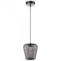 Светильник подвесной vinger, D28х30 см, черный