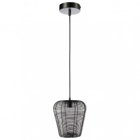 Светильник подвесной vinger, D28х30 см, черный