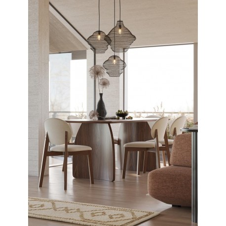 Светильник подвесной vinger, D34х35 см, темно-серый