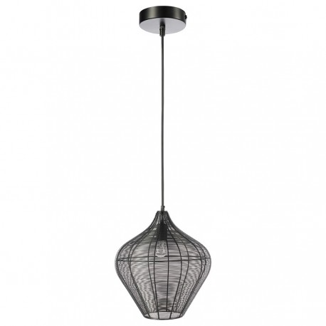 Светильник подвесной vinger, D36х40 см, черный