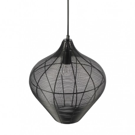 Светильник подвесной vinger, D36х40 см, черный