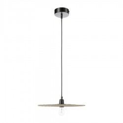 Светильник подвесной vinger, D38х8 см, бежевый