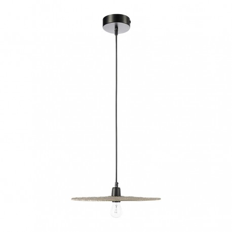 Светильник подвесной vinger, D38х8 см, бежевый