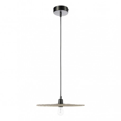 Светильник подвесной vinger, D42х8 см, бежевый