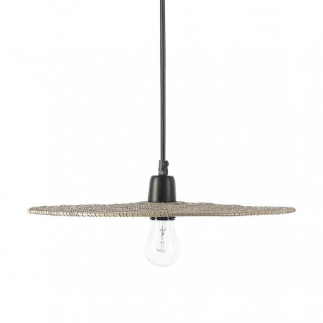 Светильник подвесной vinger, D42х8 см, бежевый