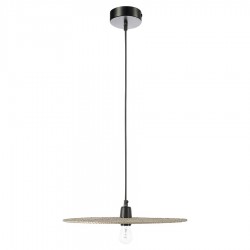 Светильник подвесной vinger, D61х8 см, бежевый