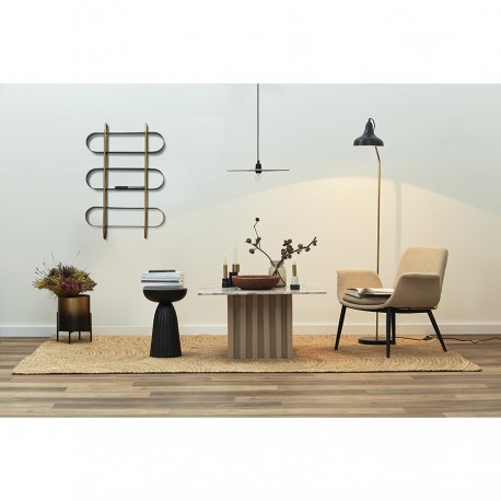 Светильник подвесной vinger, D61х8 см, бежевый