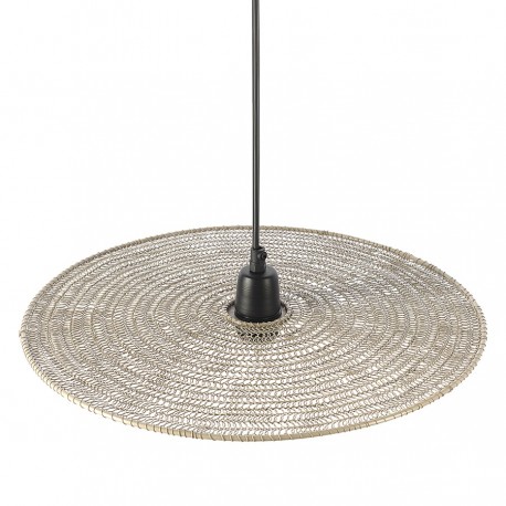 Светильник подвесной vinger, D61х8 см, бежевый