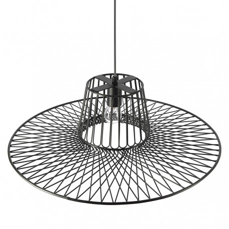 Светильник подвесной vinger, D60,5х18 см, черный