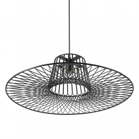 Светильник подвесной vinger, D60,5х18 см, черный