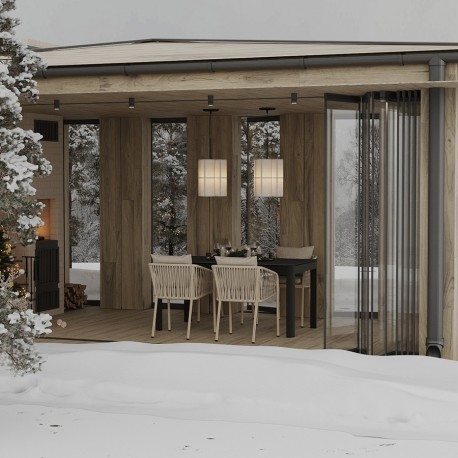 Стол обеденный leif, 160х90 см, темно-серый