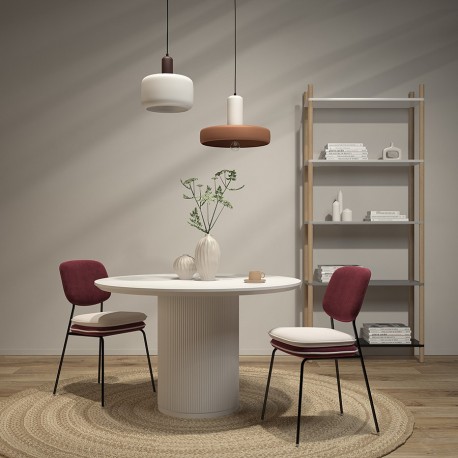 Светильник подвесной juko, D28х32 см, вишневый