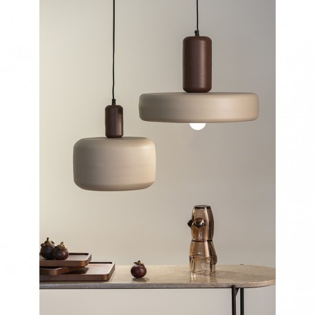 Светильник подвесной juko, D28х32 см, вишневый