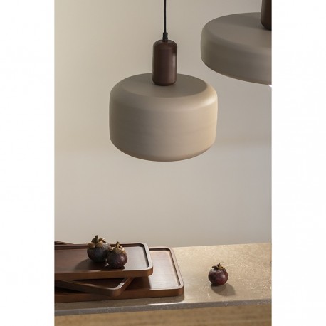 Светильник подвесной juko, D28х32 см, вишневый