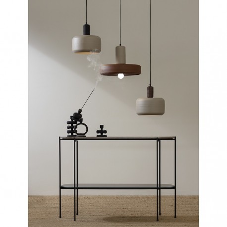 Светильник подвесной juko, D42х31 см, бежевый/коричневый