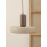 Светильник подвесной juko, D42х31 см, вишневый/бежевый