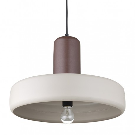 Светильник подвесной juko, D42х31 см, вишневый/бежевый